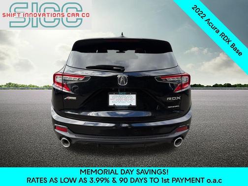 Black 2022 Acura RDX A-Spec Advance Package