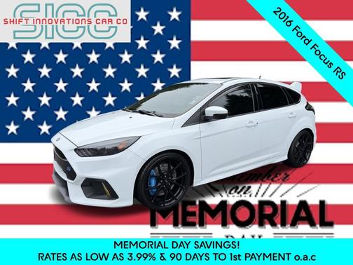 Frozen White 2016 Ford Focus RS Base