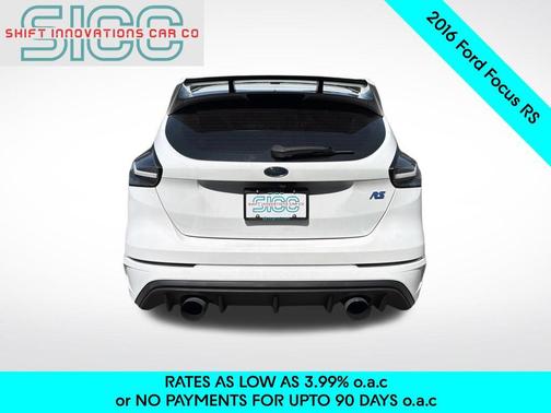 Frozen White 2016 Ford Focus RS Base