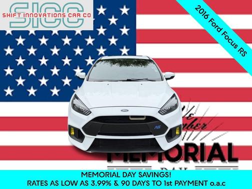 Frozen White 2016 Ford Focus RS Base