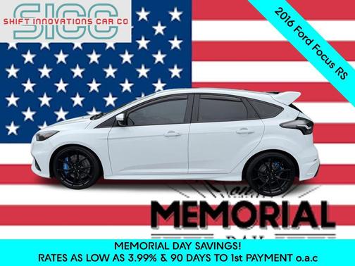 Frozen White 2016 Ford Focus RS Base