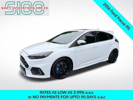 Frozen White 2016 Ford Focus RS Base