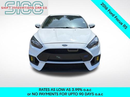 Frozen White 2016 Ford Focus RS Base