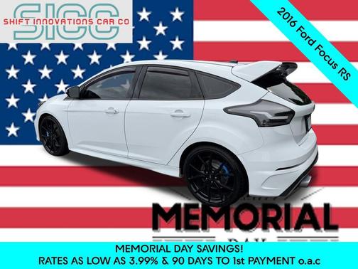 Frozen White 2016 Ford Focus RS Base