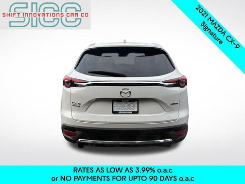 Snowflake White Pearl Mica 2021 Mazda CX-9 Signature