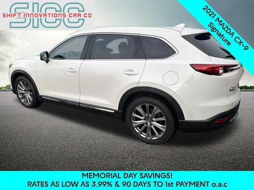 Snowflake White Pearl Mica 2021 Mazda CX-9 Signature
