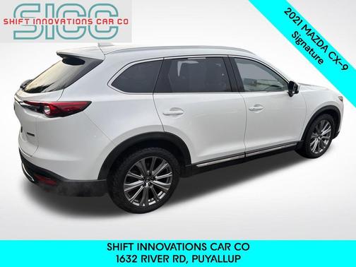 Snowflake White Pearl Mica 2021 Mazda CX-9 Signature