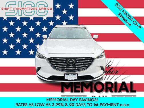 Snowflake White Pearl Mica 2021 Mazda CX-9 Signature