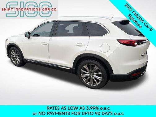 Snowflake White Pearl Mica 2021 Mazda CX-9 Signature