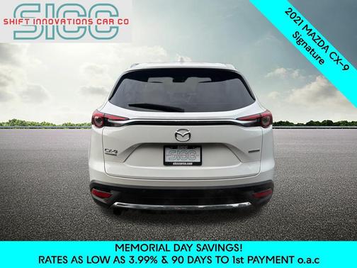 Snowflake White Pearl Mica 2021 Mazda CX-9 Signature