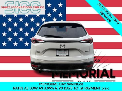 Snowflake White Pearl Mica 2021 Mazda CX-9 Signature