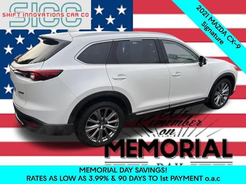 Snowflake White Pearl Mica 2021 Mazda CX-9 Signature