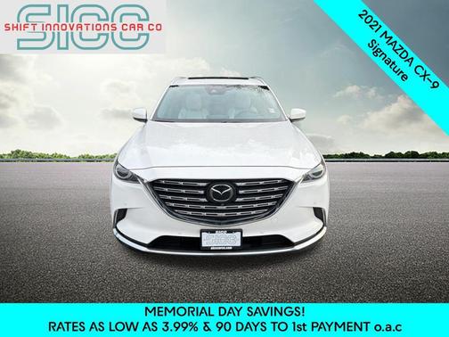 Snowflake White Pearl Mica 2021 Mazda CX-9 Signature