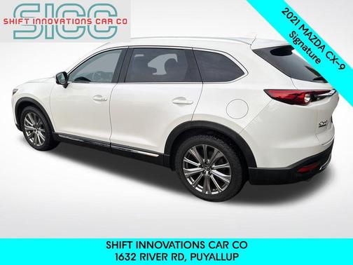 Snowflake White Pearl Mica 2021 Mazda CX-9 Signature