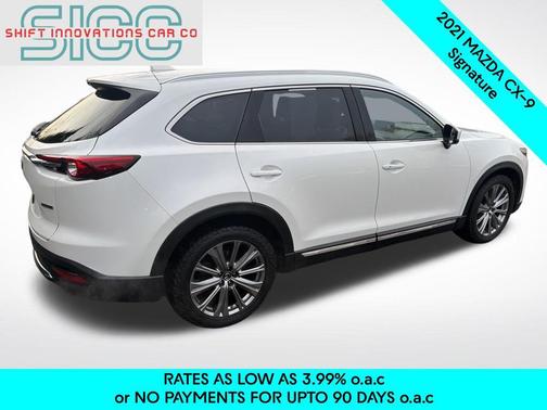 Snowflake White Pearl Mica 2021 Mazda CX-9 Signature