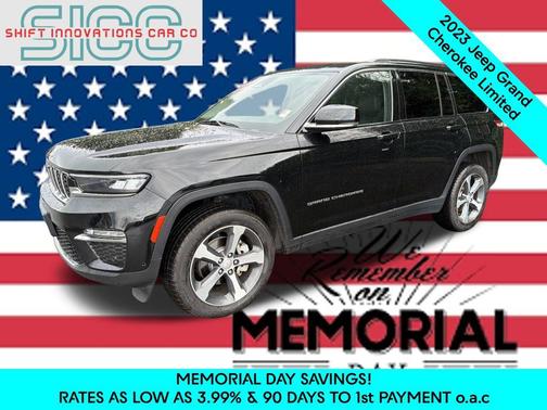 Diamond Black Crystal Pearlcoat 2023 Jeep Grand Cherokee Limited