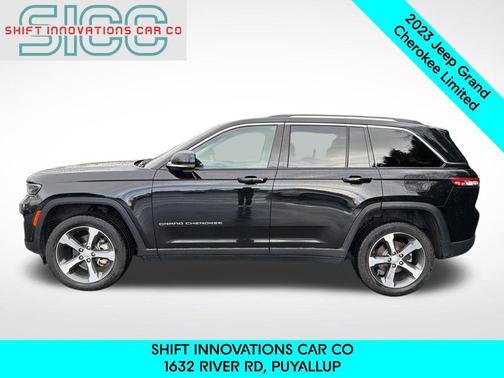 Diamond Black Crystal Pearlcoat 2023 Jeep Grand Cherokee Limited