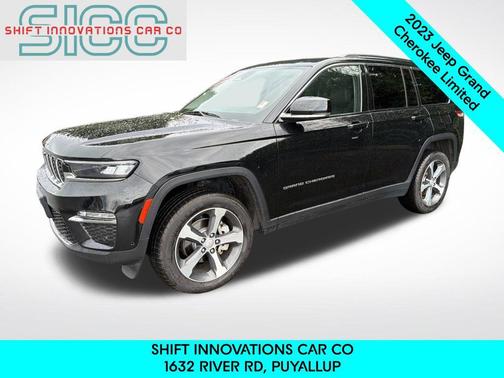 Diamond Black Crystal Pearlcoat 2023 Jeep Grand Cherokee Limited