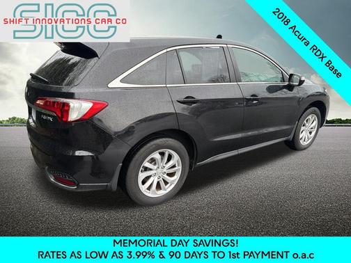 Crystal Black Pearl 2018 Acura RDX AcuraWatch Plus Package