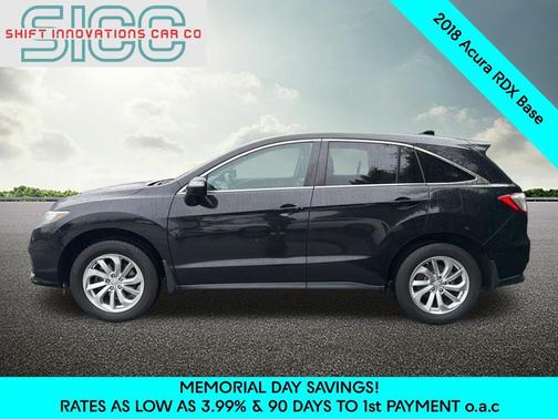 Crystal Black Pearl 2018 Acura RDX AcuraWatch Plus Package