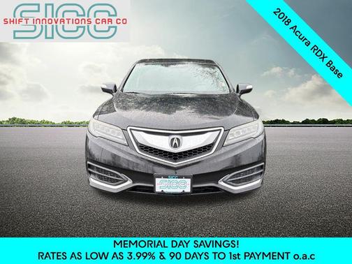 Crystal Black Pearl 2018 Acura RDX AcuraWatch Plus Package