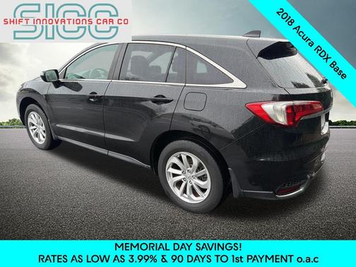 Crystal Black Pearl 2018 Acura RDX AcuraWatch Plus Package