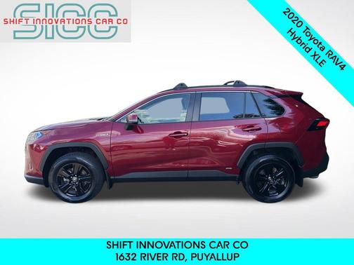 Ruby Flare Pearl 2020 Toyota RAV4 Hybrid XLE