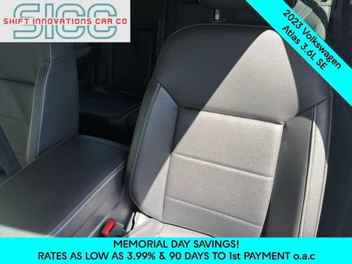 Pure White 2023 Volkswagen Atlas 3.6L SE w/Technology