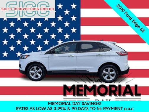 Oxford White 2019 Ford Edge SE