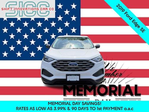 Oxford White 2019 Ford Edge SE