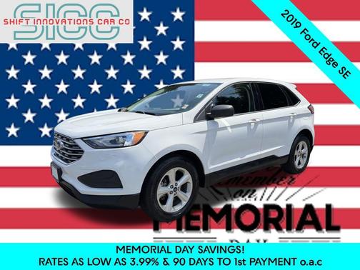 Oxford White 2019 Ford Edge SE