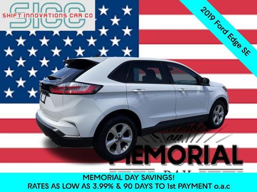 Oxford White 2019 Ford Edge SE