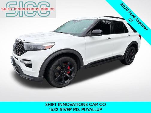 Star White Metallic Tri-Coat 2020 Ford Explorer ST