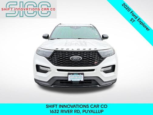 Star White Metallic Tri-Coat 2020 Ford Explorer ST
