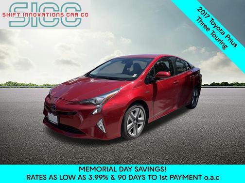 Hypersonic Red 2017 Toyota Prius Three Touring