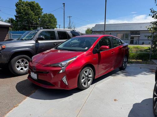Hypersonic Red 2017 Toyota Prius Three Touring