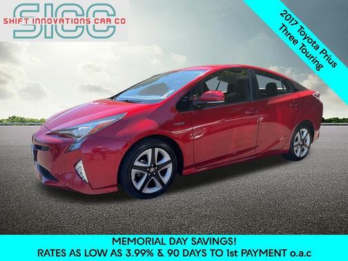 Hypersonic Red 2017 Toyota Prius Three Touring Hatchback