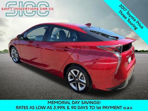 Hypersonic Red 2017 Toyota Prius Three Touring