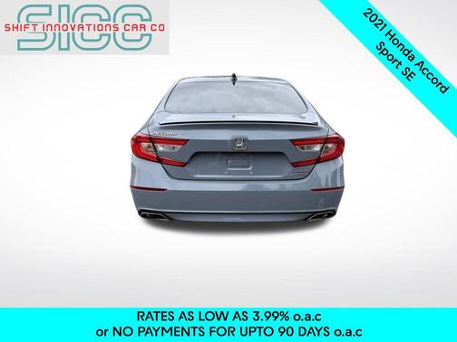Sonic Gray Pearl 2021 Honda Accord Sport SE 1.5T