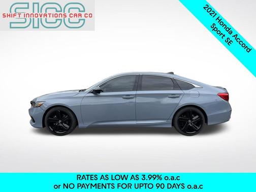 Sonic Gray Pearl 2021 Honda Accord Sport SE 1.5T
