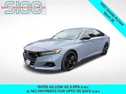 Sonic Gray Pearl 2021 Honda Accord Sport SE 1.5T