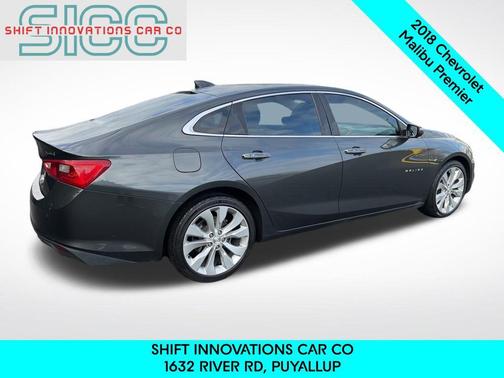 Nightfall Gray Metallic 2018 Chevrolet Malibu Premier