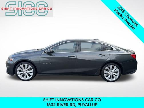 Nightfall Gray Metallic 2018 Chevrolet Malibu Premier