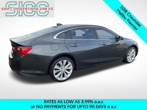 Nightfall Gray Metallic 2018 Chevrolet Malibu Premier