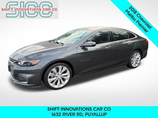 Nightfall Gray Metallic 2018 Chevrolet Malibu Premier