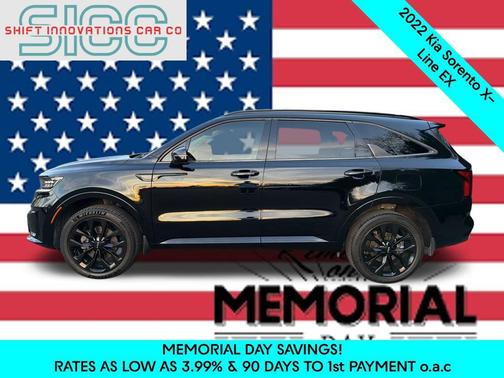 Ebony Black 2022 Kia Sorento EX