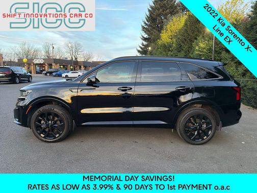 Ebony Black 2022 Kia Sorento EX