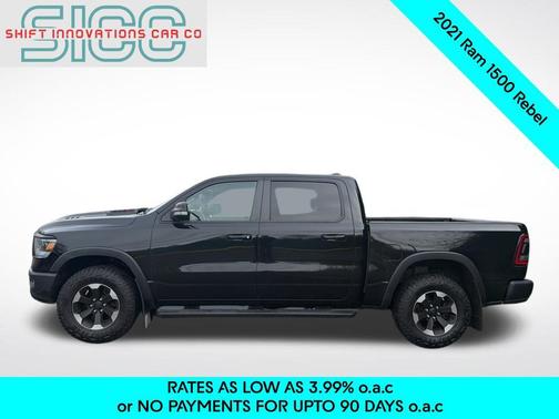 Diamond Black Crystal Pearlcoat 2021 RAM 1500 Rebel