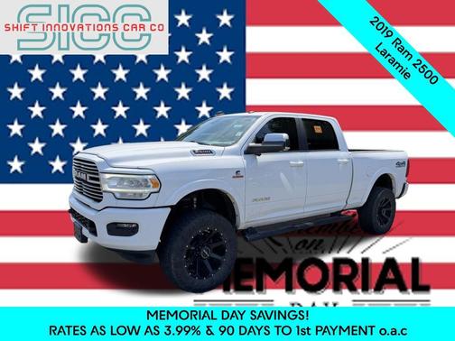 Bright White Clearcoat 2019 RAM 2500 Laramie Crew Cab 4x4 6'4' Box