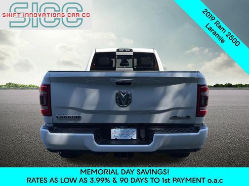 Bright White Clearcoat 2019 RAM 2500 Laramie Crew Cab 4x4 6'4' Box